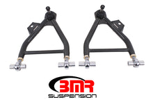 Load image into Gallery viewer, BMR 94-04 Mustang Lower A-Arms (Coilover Only) w/ Adj. Rod End &amp; Tall Ball Joint - Black Hammertone
