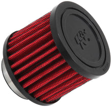 Load image into Gallery viewer, K&amp;N 1.5in Flange ID x 3in OD x 2.5in H Rubber Base Crankcase Vent Filter
