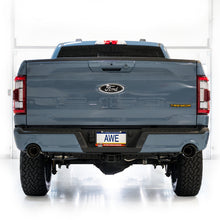 Load image into Gallery viewer, AWE Tuning 2021+ Ford F-150 Tremor (w/ Bumper Cutouts) 0FG Non-Resonated Catback -Diamond Black Tips
