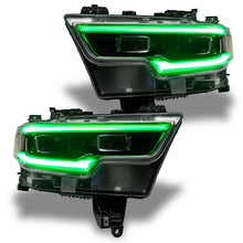 Load image into Gallery viewer, Oracle 19-21 RAM 1500 Projector LED Headlight DRL Upgrade Kit - ColorSHIFT RGBW+A w/o Controller
