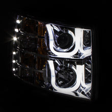 Load image into Gallery viewer, ANZO 2007-2013 Chevrolet Silverado 1500 Projector Headlights w/ U-Bar Chrome
