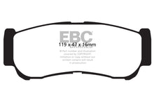 Load image into Gallery viewer, EBC 07-09 Hyundai Santa Fe 2.7 Greenstuff Rear Brake Pads
