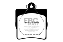 Load image into Gallery viewer, EBC 03-08 Chrysler Crossfire 3.2 Redstuff Rear Brake Pads
