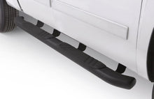 Load image into Gallery viewer, Lund 07-17 Chevy Silverado 1500 Ext. Cab (Excl. 11-17 Diesel Model) 5in. Oval Bent Nerf Bars - Black

