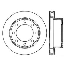 Load image into Gallery viewer, StopTech Power Slot 00-05 Ford Excursion / 99-04 F250/F350 Front Left Slotted CRYO Brake Rotor
