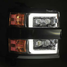 Load image into Gallery viewer, AlphaRex 15-18 Chevy 2500HD NOVA LED Proj Headlights Plank Style Chrome w/Activ Light/Seq Signal/DRL
