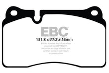 Load image into Gallery viewer, EBC 11-14 Audi TT RS 2.5 Turbo Yellowstuff Front Brake Pads
