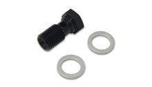 Load image into Gallery viewer, Vibrant Aluminum Banjo Bolt w/2 Washers M14x1.5, 22mm lg - Anodized Black
