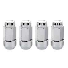 Load image into Gallery viewer, McGard Hex Lug Nut (Cone Seat Bulge Style) M14X1.5 / 22mm Hex / 1.945in. Length (4-Pack) - Chrome
