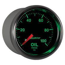 Load image into Gallery viewer, Autometer GS Series 2-1/16in Oil Pressure Gauge 100PSI Electric Full Sweep
