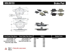 Load image into Gallery viewer, StopTech Performance 08-09 VW Golf R/Golf R32 / 06-09 Passat (Exc Syncro) Front Brake Pads
