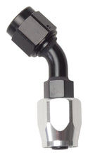 Load image into Gallery viewer, Russell Performance -16 AN Silver/Black 45 Degree Full Flow Hose End

