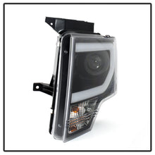 Load image into Gallery viewer, Spyder Ford F150 13-14 Projector Fctry Xenon Model- Light Bar DRL Blk PRO-YD-FF15013-LBDRL-HID-BK
