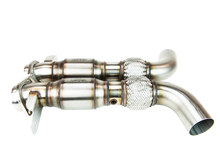 Load image into Gallery viewer, Kooks 2015+ Ford Mustang GT350 5.2 Complete Competition Exhaust (Headers/Green Cat X-Pipe/Axle Back)
