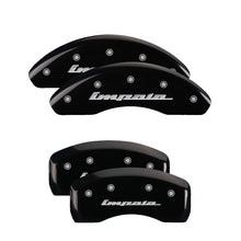 Load image into Gallery viewer, MGP 2 Caliper Covers Engraved Front MGP Yellow Finish Black Characters 1999 Chevrolet Tahoe
