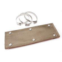 Load image into Gallery viewer, DEI Pipe Shield w/Stainless Steel Clamps - 4in x 12in - Titanium
