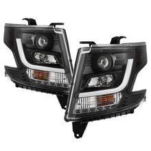 Load image into Gallery viewer, Spyder Chevy Tahoe / Suburban 2015 -2016 Projector Headlights - DRL LED - Black PRO-YD-CTA15-DRL-BK
