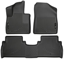 Load image into Gallery viewer, Husky Liners 2016 Kia Sorento WeatherBeater Combo Black Floor Liners
