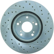 Load image into Gallery viewer, StopTech Select Sport 06-15 Honda Civic Si Slotted and Drilled Right Front Rotor
