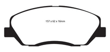 Load image into Gallery viewer, EBC 06-09 Hyundai Entourage 3.8 Greenstuff Front Brake Pads

