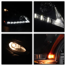 Load image into Gallery viewer, Spyder Lexus RX330 2004-2006 Projector Headlights Halogen Model- DRL LED Blk PRO-YD-LRX35004-DRL-BK

