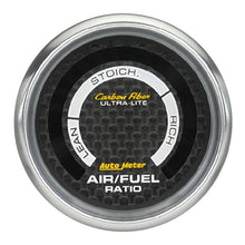 Load image into Gallery viewer, Autometer Carbon Fiber 52mm Electronic Air Fuel Gauge

