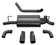 Load image into Gallery viewer, Corsa 18+ Jeep Wrangler JL 2.5in Dual Rear Exit Black Tips Sport Axle-Back Exhaust
