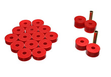 Load image into Gallery viewer, Energy Suspension 74-75 Jeep CJ5/CJ7/CJ8 Scrambler Red Body (Cab) Mount Set
