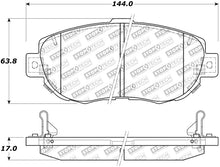 Load image into Gallery viewer, StopTech Street Touring 00-05 Lexus IS 250/300/350 Front Brake Pads
