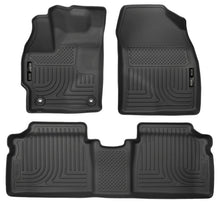 Load image into Gallery viewer, Husky Liners 2015 Toyota Prius WeatherBeater Black Front &amp; 2nd Seat Floor Liners
