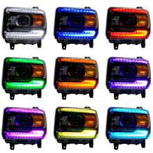 Load image into Gallery viewer, Oracle 14-15 GMC Sierra Headlight DRL Upgrade Kit - ColorSHIFT
