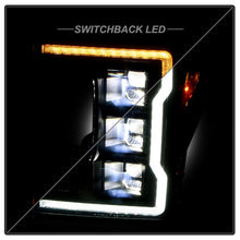 Load image into Gallery viewer, Spyder Apex 20-22 Ford F250/F350 (Halogen) High-Power LED Headlights - Black PRO-YD-FS20HALAP-SEQ-BK
