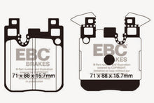 Load image into Gallery viewer, EBC 14+ BMW 228 Coupe 2.0 Turbo Brembo calipers Greenstuff Rear Brake Pads
