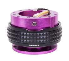 Load image into Gallery viewer, NRG Quick Release Kit - Pyramid Edition - Purple Body / Black Pyramid Ring
