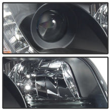 Load image into Gallery viewer, Spyder Audi A6 02-04 Projector Headlights Halogen Model Only - DRL Black PRO-YD-ADA601-DRL-BK
