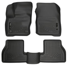 Load image into Gallery viewer, Husky Liners Weatherbeater 2016 Ford Focus RS Front &amp; 2nd Seat Floor Liners - Black
