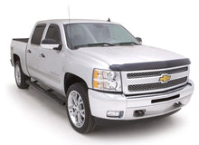 Load image into Gallery viewer, Lund 01-13 Chevy Silverado 1500 Crew Cab 5in. Oval Curved Steel Nerf Bars - Black
