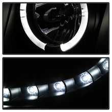 Load image into Gallery viewer, Spyder Chevy Suburban 1500 07-14 Projector Headlights LED Halo LED All Black PRO-YD-CSUB07-HL-BKV2
