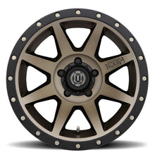 Load image into Gallery viewer, ICON Rebound 17x8.5 5x5.5 0mm Offset 4.75in BS Bronze Wheel

