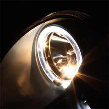 Load image into Gallery viewer, Spyder Mercedes Benz CLK 03-09 Projector Halogen Model- LED Halo DRL Blk PRO-YD-MBCLK03-DRL-BK
