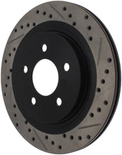 Load image into Gallery viewer, StopTech 05-10 Ford Mustang Slotted &amp; Drilled Left Rear Rotor
