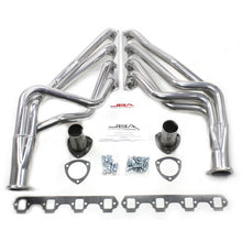 Load image into Gallery viewer, JBA 65-73 Ford Mustang 260-302/71-73 Ford 260-351W SBF 1-5/8in Primary Silver Ctd Long Tube Header
