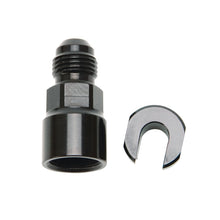 Load image into Gallery viewer, Russell Performance -6 AN Male to 5/16in SAE Quick-Disconnect Female (Black Single)

