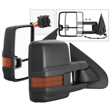 Load image into Gallery viewer, xTune Chevy Silverado 14-16 Heated Amber LED Signal Telescoping Mirrors MIR-CSIL14S-G2-PWH-AM-SET
