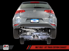 Load image into Gallery viewer, AWE Tuning VW MK7 Golf 1.8T Track Edition Exhaust w/Diamond Black Tips (90mm)
