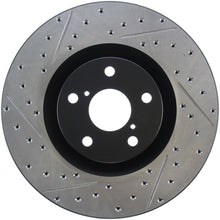 Load image into Gallery viewer, StopTech 14 Lexus IS Slotted &amp; Drilled Front Righ Rotor
