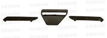 Load image into Gallery viewer, Seibon 08-09 Mitsubishi Evo X Carbon Fiber Hood Scoop - Only Fits OEM Hoods (Not Seibon Hoods)
