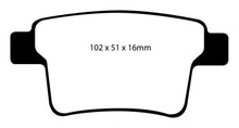 Load image into Gallery viewer, EBC 04-07 Ford Five Hundred 3.0 Redstuff Rear Brake Pads
