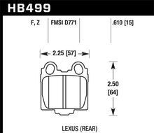 Load image into Gallery viewer, Hawk 00-05 Lexus IS300 HPS Street Rear Brake Pads
