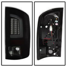 Load image into Gallery viewer, Spyder 07-09 Dodge Ram 2500/3500 V3 Light Bar LED Tail Lights - Blk Smoke ALT-YD-DRAM06V3-LBLED-BSM

